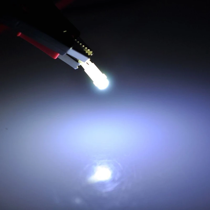 20x автомобилей COB T5 1SMD приборной панели потепления лампы W3W W1.2W светодиодный