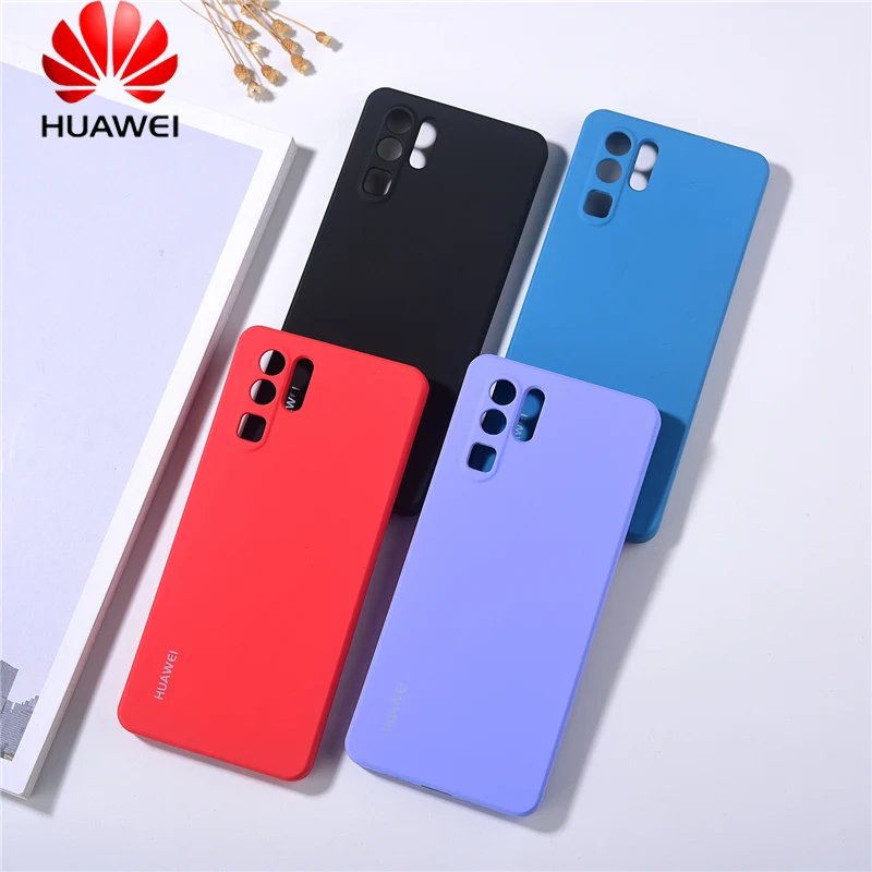 Чехол для HUAWEI P50 P40 P30 Pro официальный Мягкий силиконовый чехол P 40 защитный бампер с