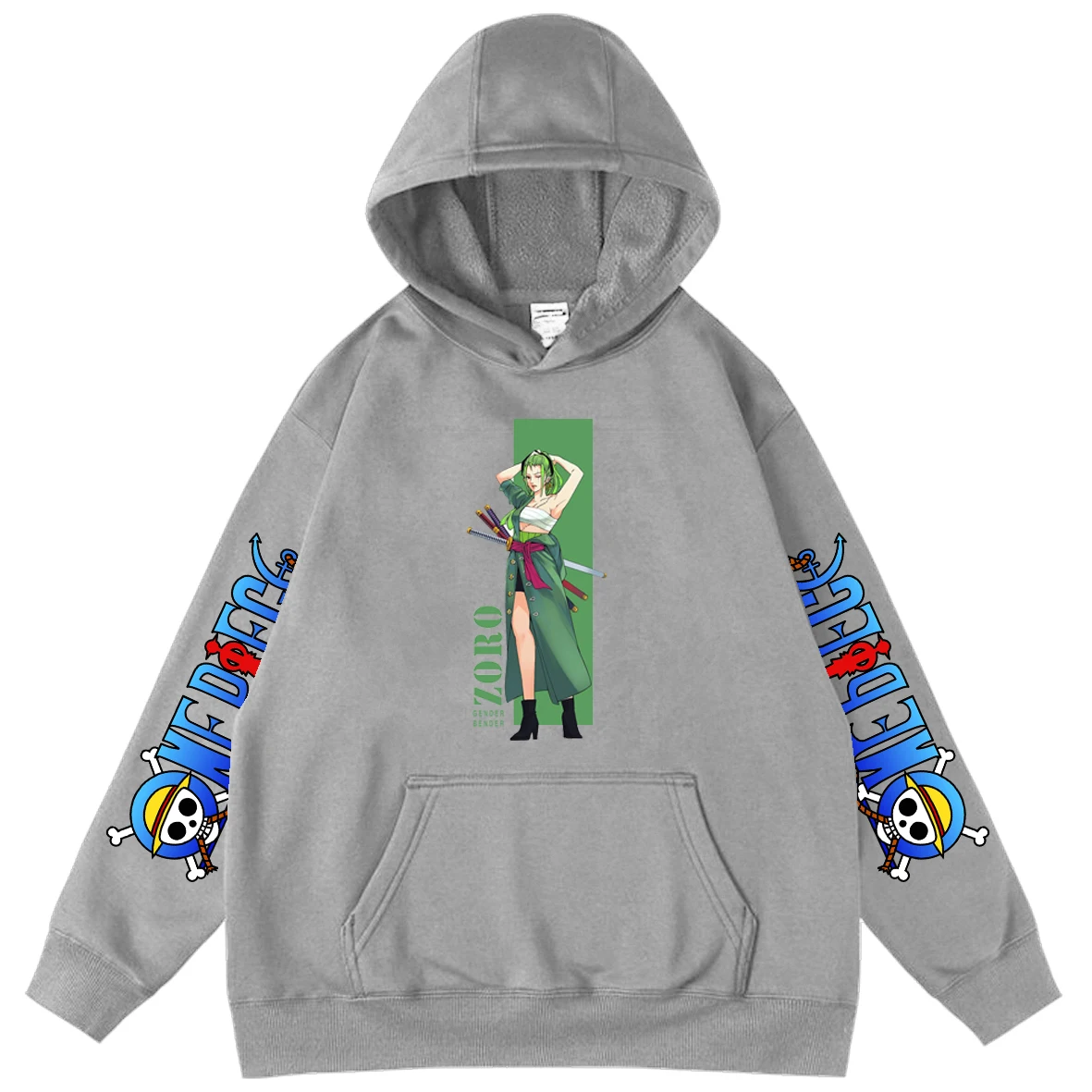

ONE PIEC Oversized Hoodie Male Hoodie Hip Hop Sweatshirts Pullover Style Cartoon Anime Men Sweatshirts Hoody Streetwear Printing