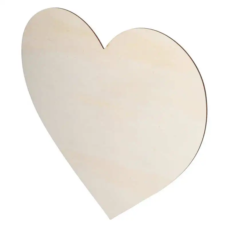 Деревянное сердце деревянное гладкая поверхность тополь для детей сделай сам