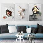 Картина на стену с изображением фруктов, зимних вишен, чеснока, фигового дерева, декоративный постер для гостиной