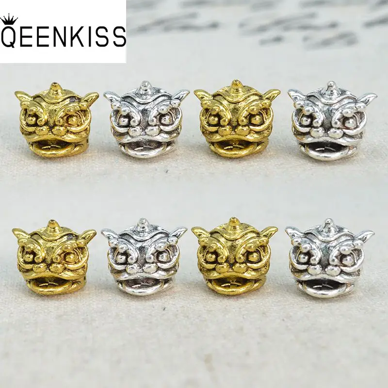 

QEENKISS AC922 Fine Fashion DIY Jewelry Making Accessories Findings Fittings Bracelet Necklace Loose Antique Spacer Beads 1PC