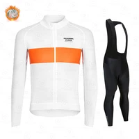 2021 bicycle warm winter thermal fleece cycling clothes pns mens jersey suits outdoor riding bike mtb clothing bib pants set