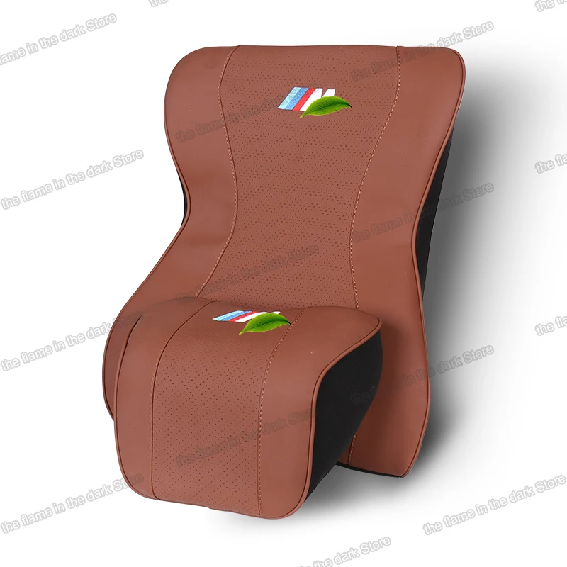 Lsrtw2017 автомобильное сиденье из волокнистого кожи подголовник поясничная подушка