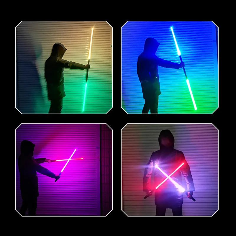 

Metal Laser Sword Star Wars Lightsaber Voice COSPLAY Stage Props Toy Gifts Hobbies