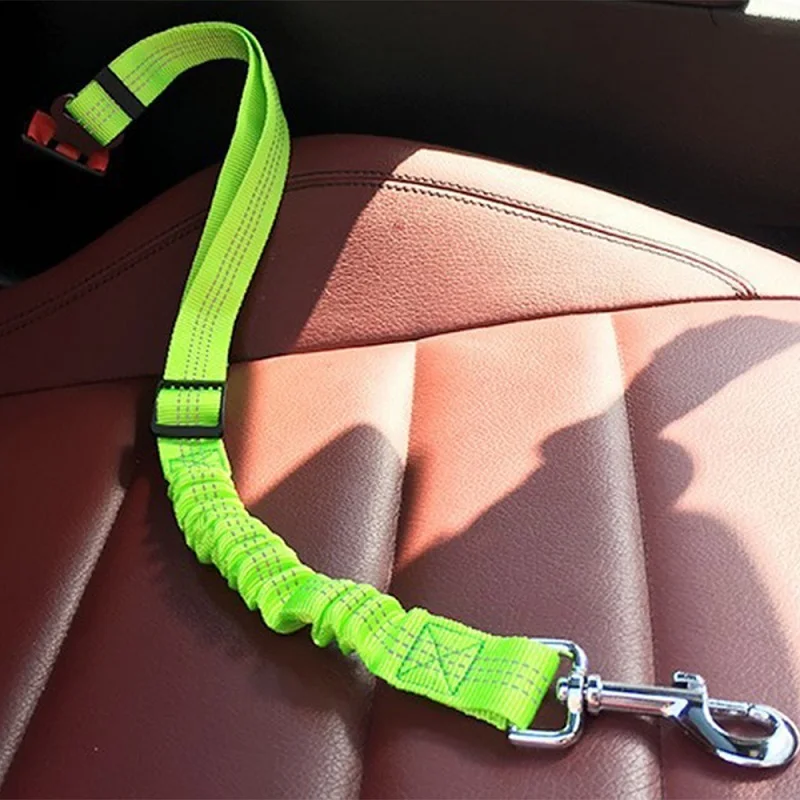 

K-STAR Car Seat Pet Belt Rope Nylon Elastic Dog Collar Belt Reflective Dog Safety Leash Dog Seat Leash