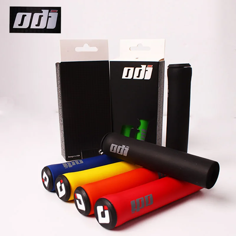 

ODI 2PCS silicone Bicycle-Grips MTB Handlebar Grips Soft Mountain Bike Handle bar Grip Bicycle Accessories parts
