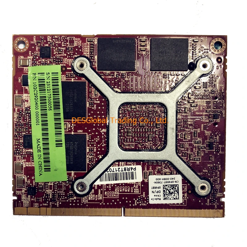 Видеокарта HD6770M HD 6770M M5950 216-0810001 DDR5 VGA графический процессор GPU для Dell M4600 M4700 6700M
