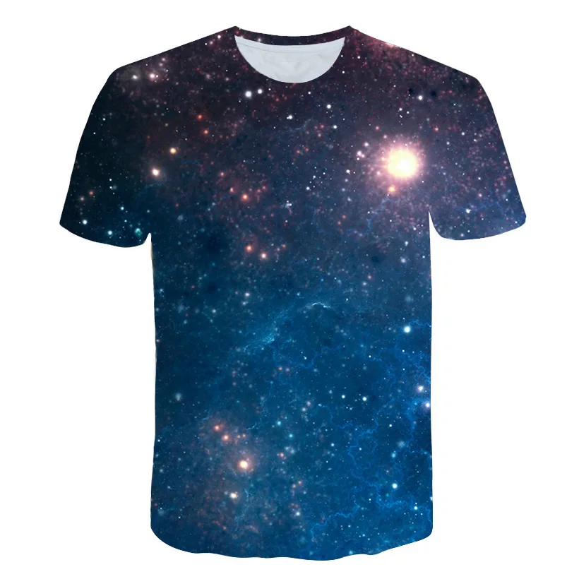 

baby kids T Shirts Fashion Summer Space Galaxy 3D Print girls Tops Tess Camisetas Hombre Hipster Brand children T-shirt