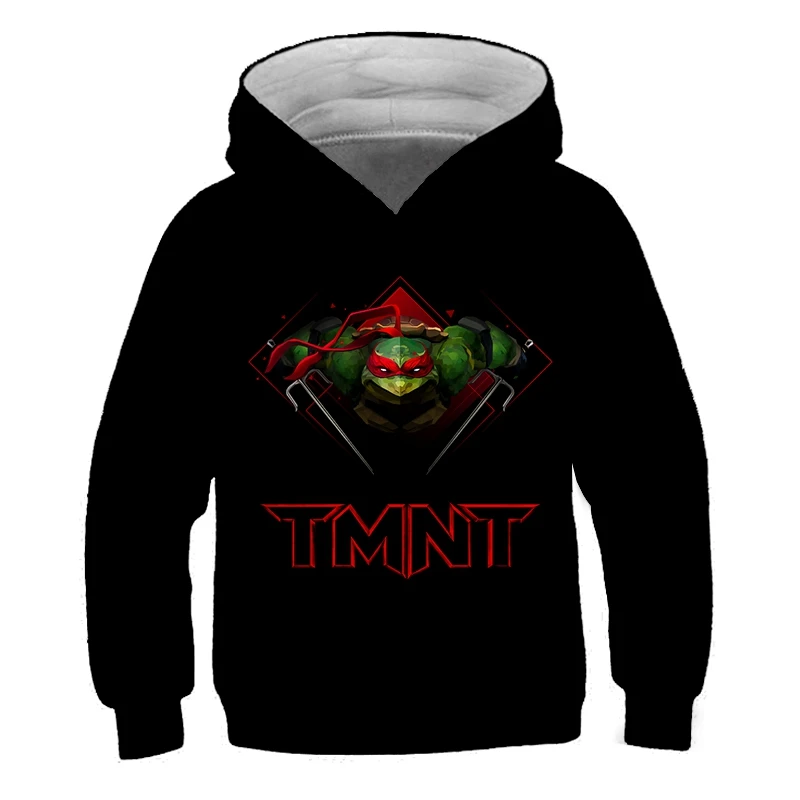 Подростковая черепаха-ниндзя; коллекция года; детская толстовка с 3D принтом; толстовки Harajuku; Детские повседневные осенние толстовки для мальчиков и девочек - Цвет: WS11506