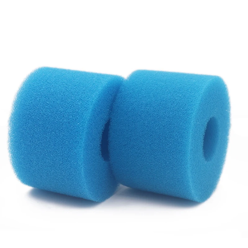 

10PCS Filter Sponge Column Cylindrical Swimming Pool Filter Sponge Tube Hollow Cleaning Sponge Filter