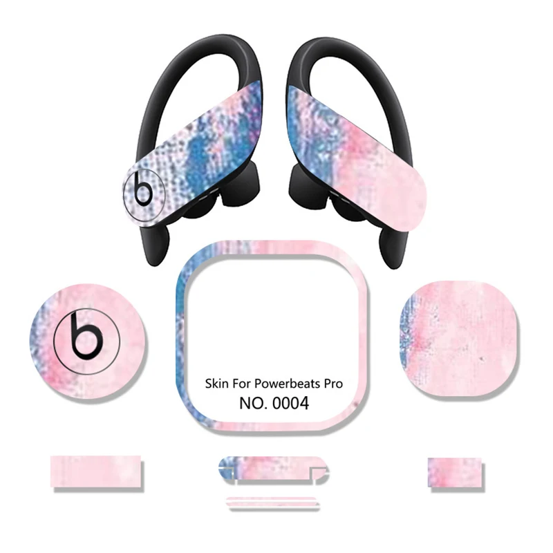 Персонализированная пленка набор Анти-Царапины стикер s для Powerbeats Pro Наушники стикер Защитная пленка Beats защита кожи стикер s