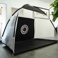 indoor outdoor foldable golf practice net golf hitting cage garden grassland practice tent 1m 2m golf training aids