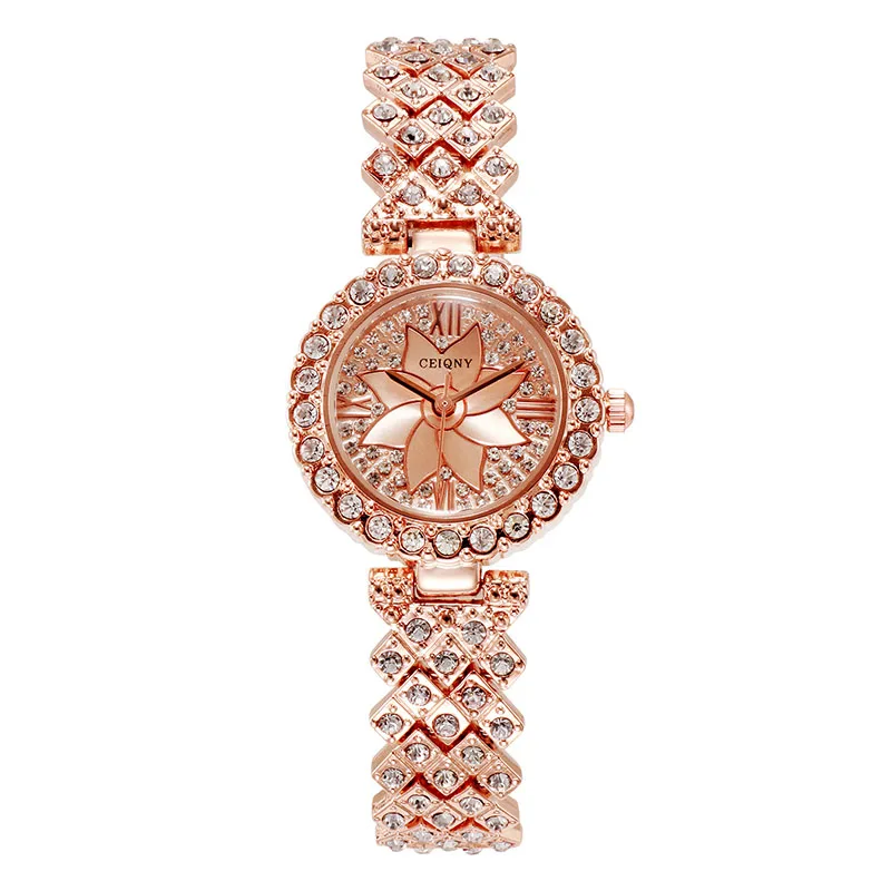

Fashion Brand Diamond Watch Women Gift Watches Stainless Steel Lady Hand Watches Crystals Luxury Waterproof Gold Quartz Watch