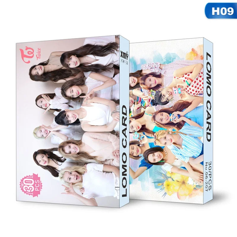 

30PCS/Set Kpop STRAY KIDS TXT Twice GOT7 EXO ITZY LOMO Card Good Quality Album Poster HD Photocard Fans Gift