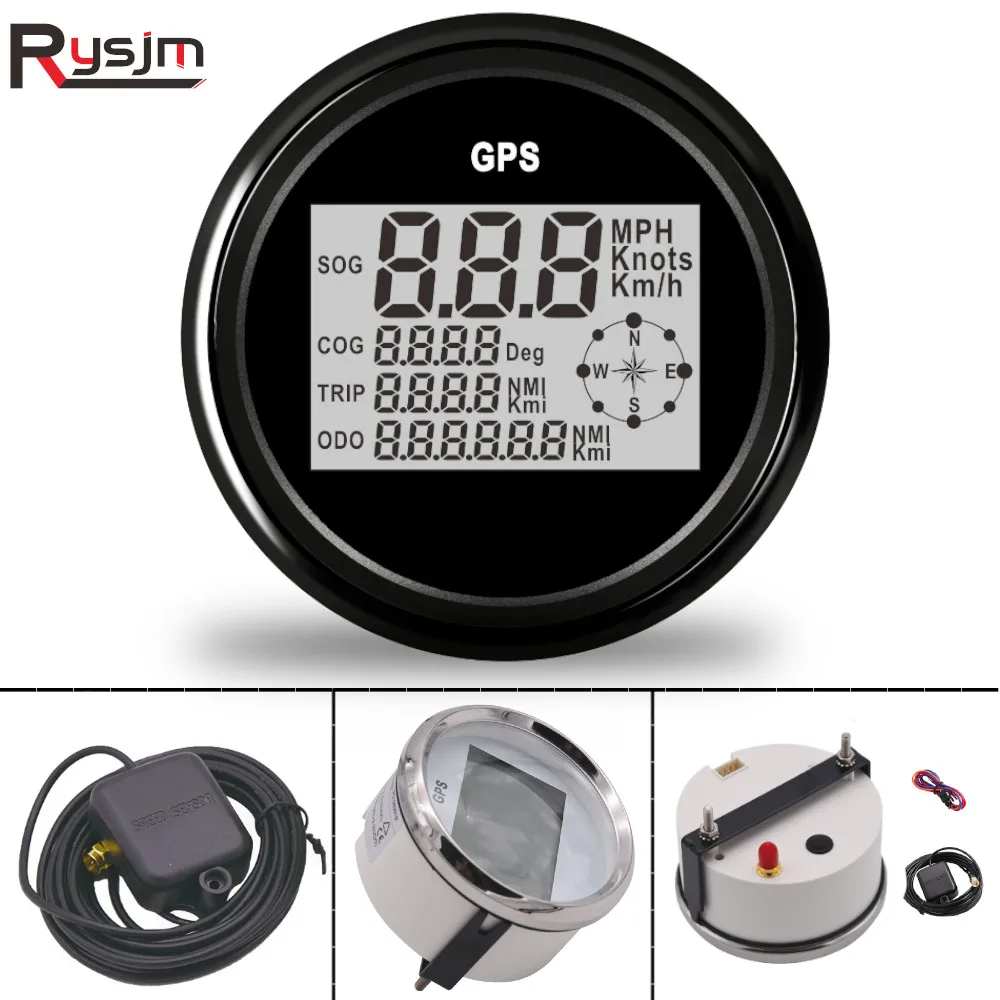 Цифровой GPS датчик скорости для лодки и мотоцикла 85 мм 0 999 узлов миль/ч
