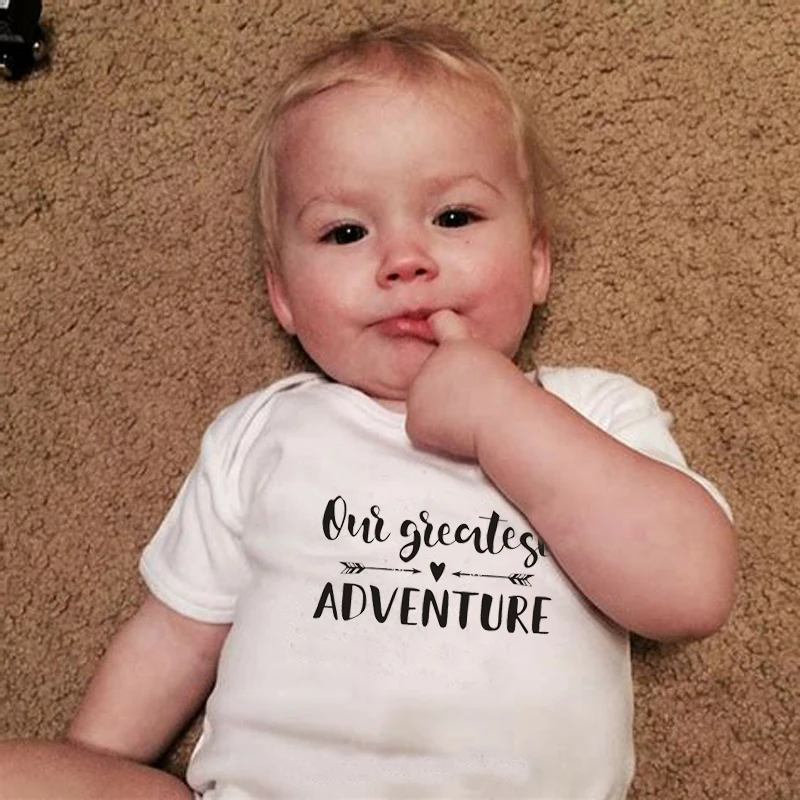 Одежда для новорожденных с буквенным принтом цельные комбинезоны детская одежда