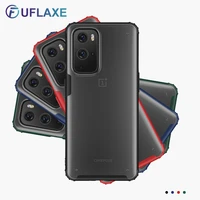 uflaxe shockproof hard case for oneplus 9 pro 9r frosted transparent ultra thin armor cover oneplus 8 pro 8t 7t