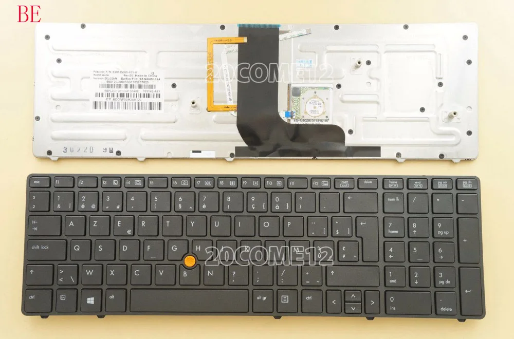 Новости Клавиатура для ноутбука hp EliteBook 8560 Вт 8570 Вт 8760 Вт 8770 Вт швейцарская/Бельгийская/Болгарская/бразильская/канадская французская/Чешская Раскладка - Цвет: SILVER