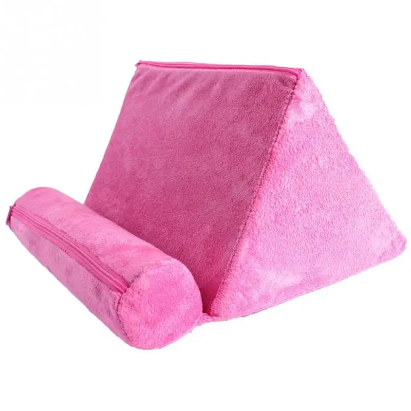 pink Портативный держатель для подушки из губки, подставка для планшета, настольная регулируемая поддержка, стабильный, многоугольный, универсальный, эргономичный - Цвет: pink