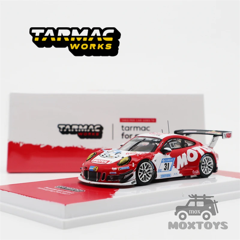 

Tarmac работает 1:64 911 GT3 R (991) Nurburgring 24h 2017 #31 литая модель автомобиля