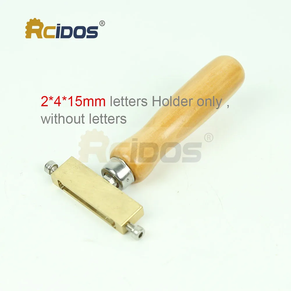 4mm Holder only RCIDOS ручной огонь нагревается горячей фольги штамповки инструменты, романтическая книга боковой дуги штамповки фольги передачи печати инструменты - Цвет: 4mm Holder only
