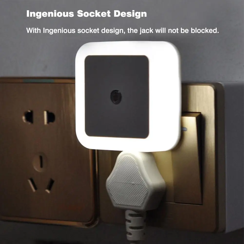 СВЕТОДИОДНЫЙ Светильник-ночник светильник с датчиком энергосберегающий мягкий