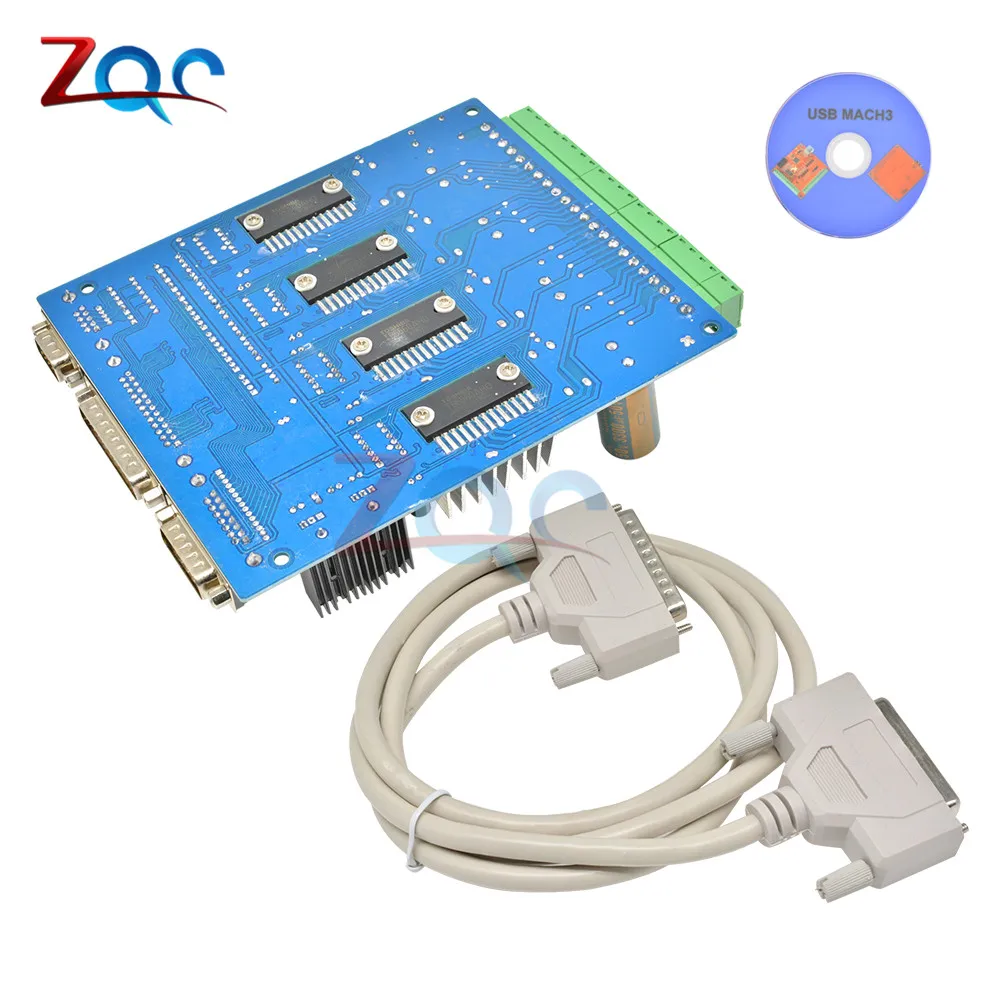 TB6560 DC 12-36V 3A 4-осевой Драйвер шагового двигателя плата контроллера CNC двигатель
