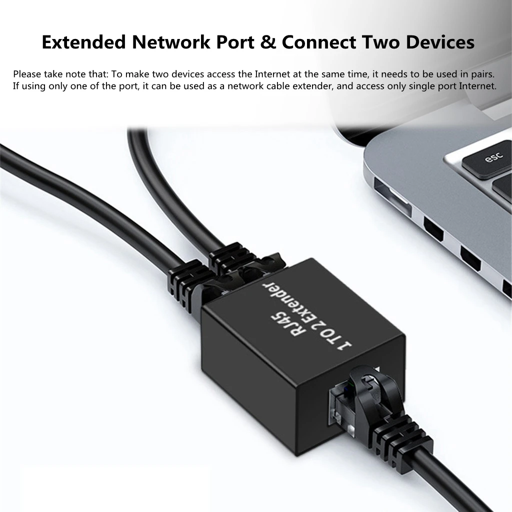 Сетевой Разветвитель RJ45 адаптер-удлинитель сетевой кабель Женский