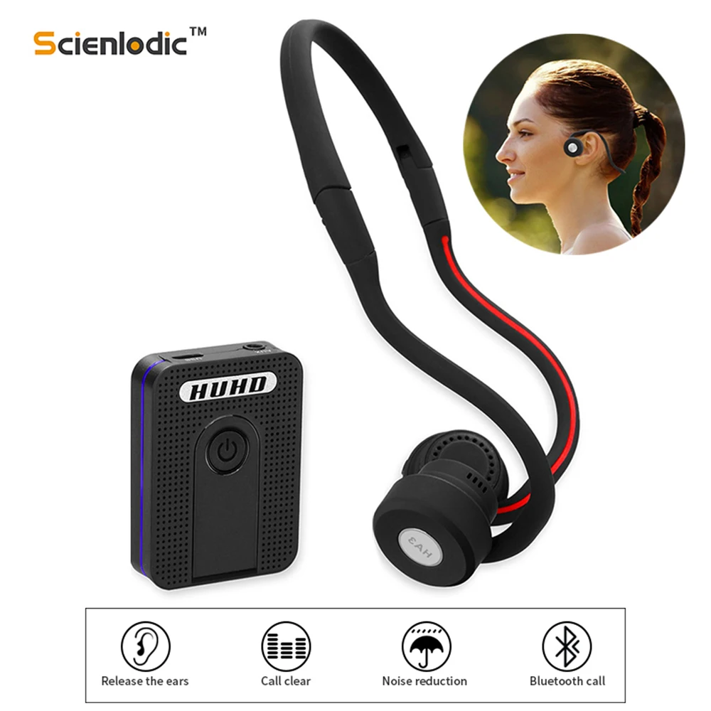 Беспроводные Bluetooth наушники портативные слуховые аппараты Спортивная гарнитура