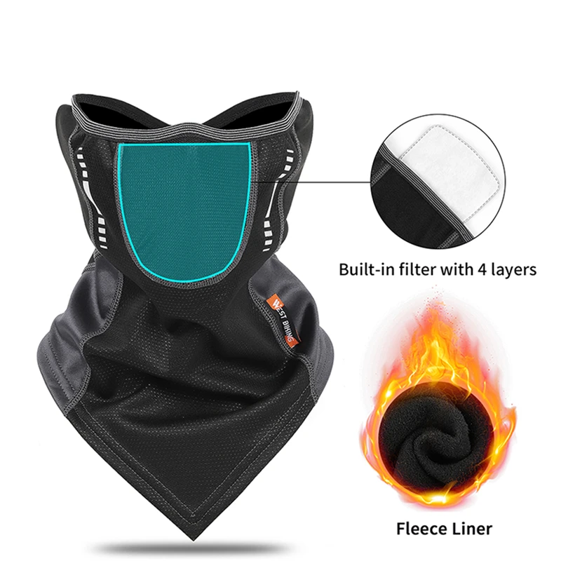 

Winter Fishing Warm Mask Outdoor Sports Bandana Scarf Fishing Cycling Hiking Face Cover Neck Gaiter Bike Half Mask Headband Men