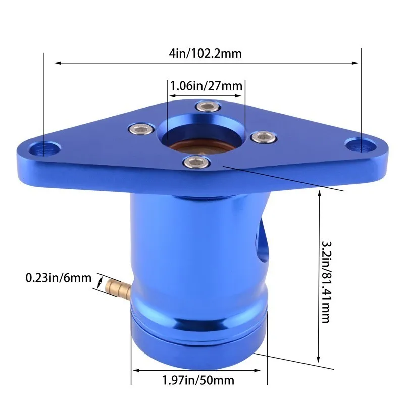 SPEEDWOW Universal Blow Off Valve Turbo BOV Adaptor Train Racing Bypass For Subaru 02-07 WRX EJ20/EJ25 | Автомобили и мотоциклы