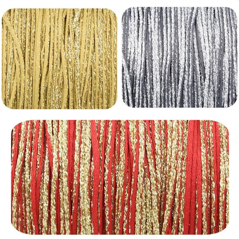 Декоративная лента Блестящий цветной ремешок 10 ярдов подарочная упаковка