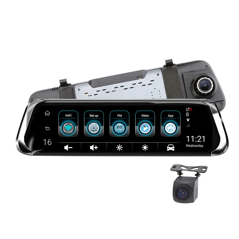 Зеркало видеорегистратор 10 дюймов 4G GPS FHD 1080P|Видеорегистраторы| |