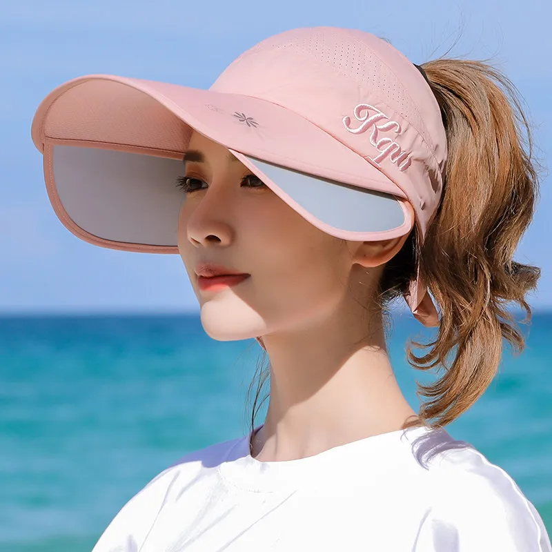 Летние шляпы для женщин складная Солнцезащитная шляпа Снэпбэк Кепка с защитой от