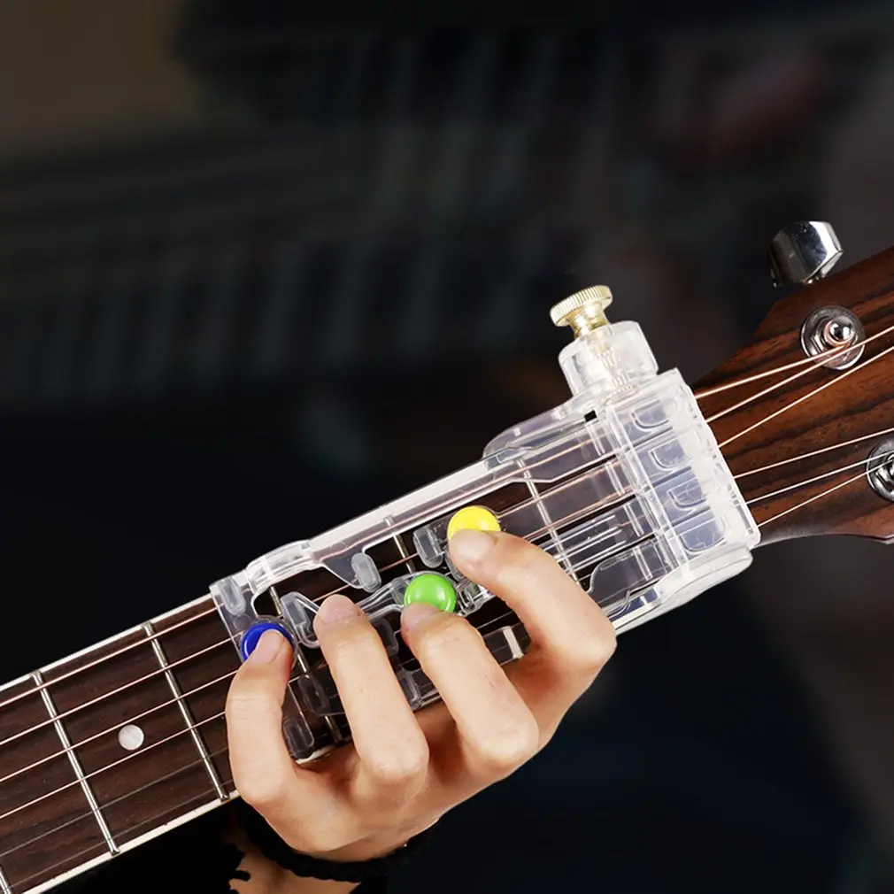 

Anti-Pain Finger Cots Guitar Assistant Chord Buddy Teaching Aid Guitar Learning System Teaching Aid For Guitar Beginner Learning