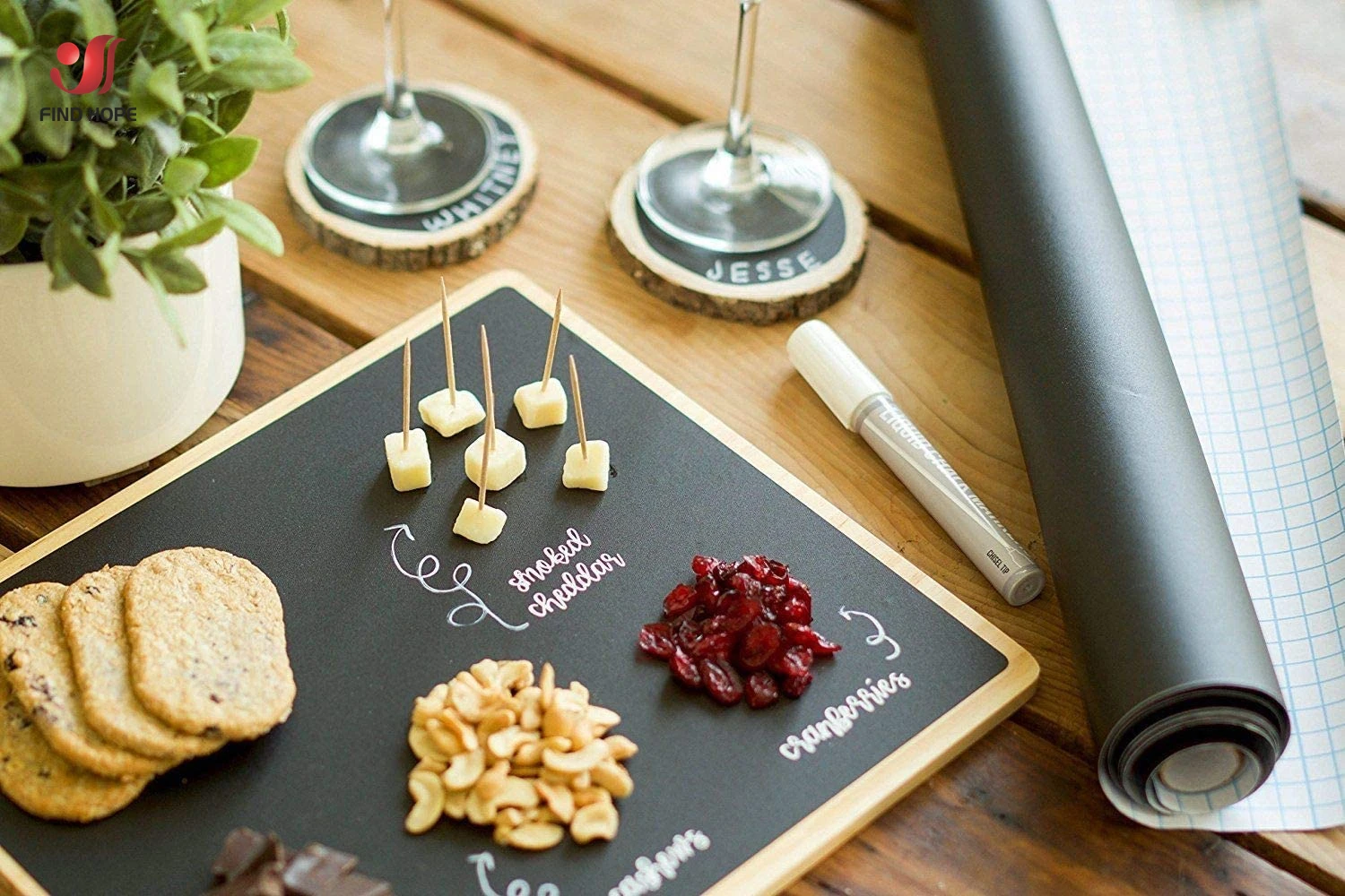 Классная доска Стикеры мела Съемные ПВХ рисовать росписи Декор художественная