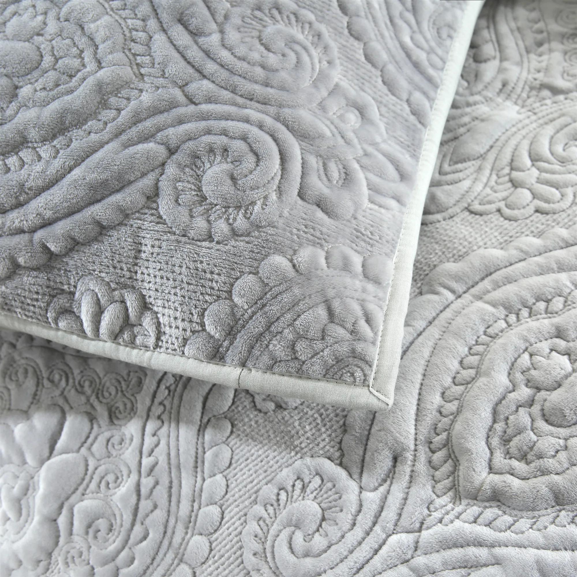 Бесплатная доставка 3 шт. переднее бархатное и заднее хлопковое серое лоскутное