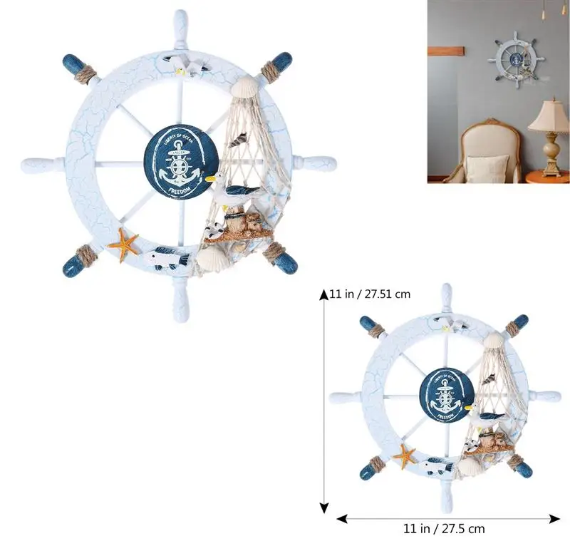 Морской пляж деревянная лодка корабль рулевое колесо Рыболовная сеть оболочки
