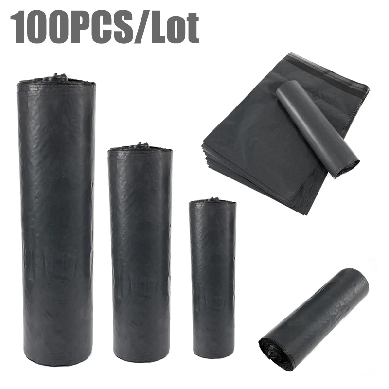 100pcs/lot Black Envelope Storage Bags Plastic Courier Shipping Bag Waterproof Self Adhesive Seal Pouch Mailing Bags