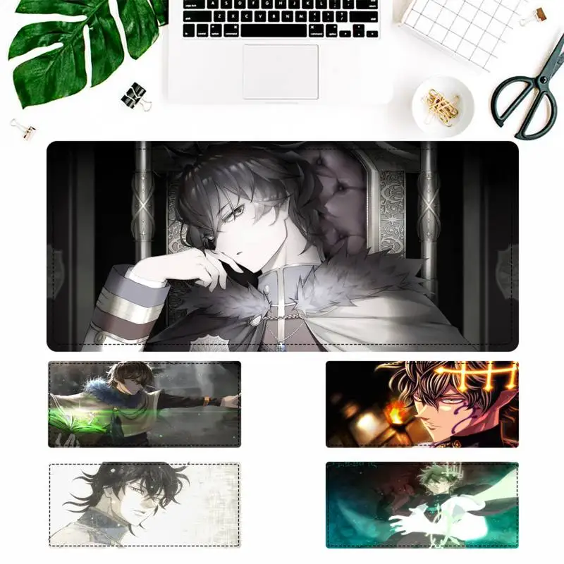 

Print Black Clover Yuno Mouse Pad Gaming MousePad Large Big Mouse Mat Desktop Mat Computer Mouse pad For Overwatch