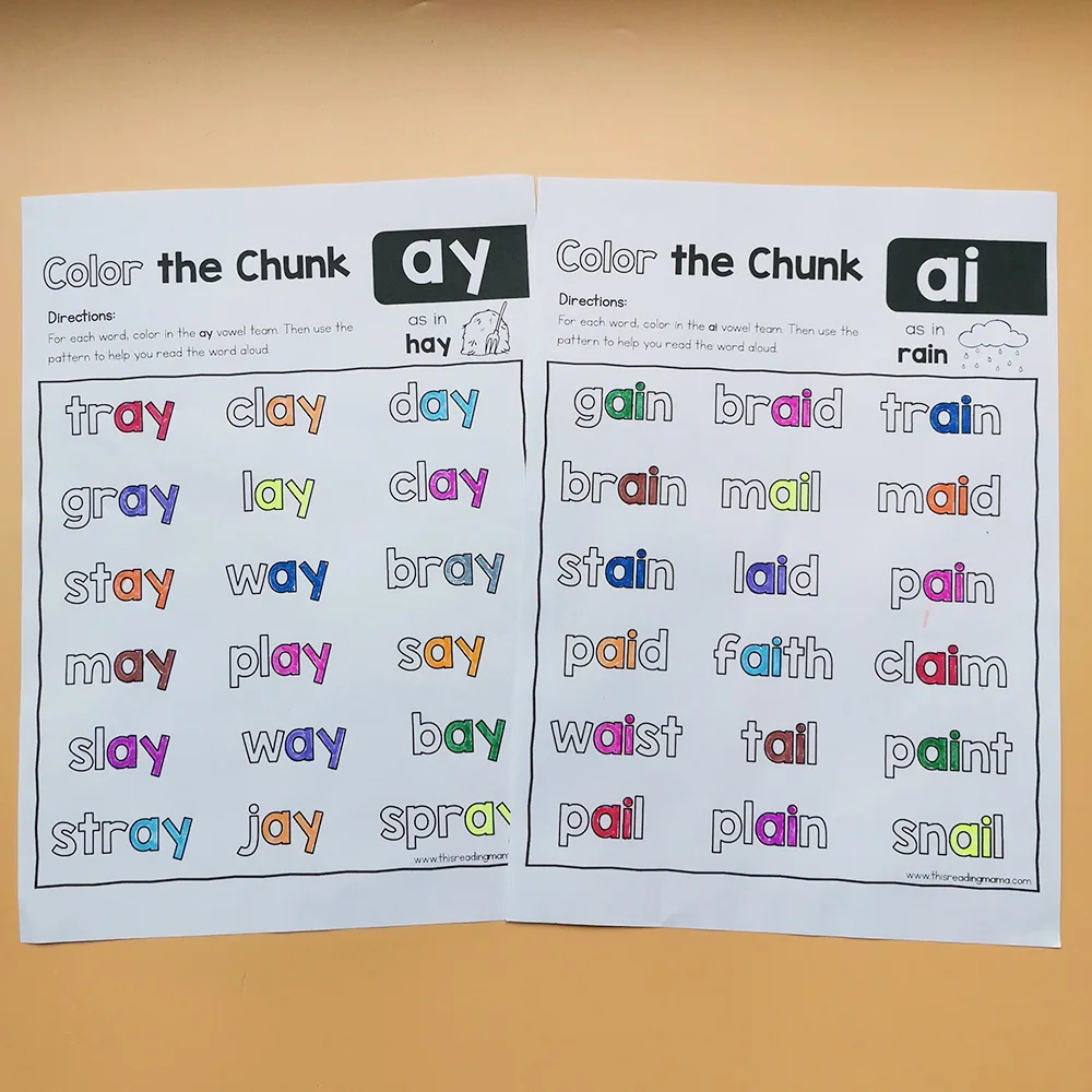 Я могу читать алфавит цветная бумага для практики дошкольного обучения учебник