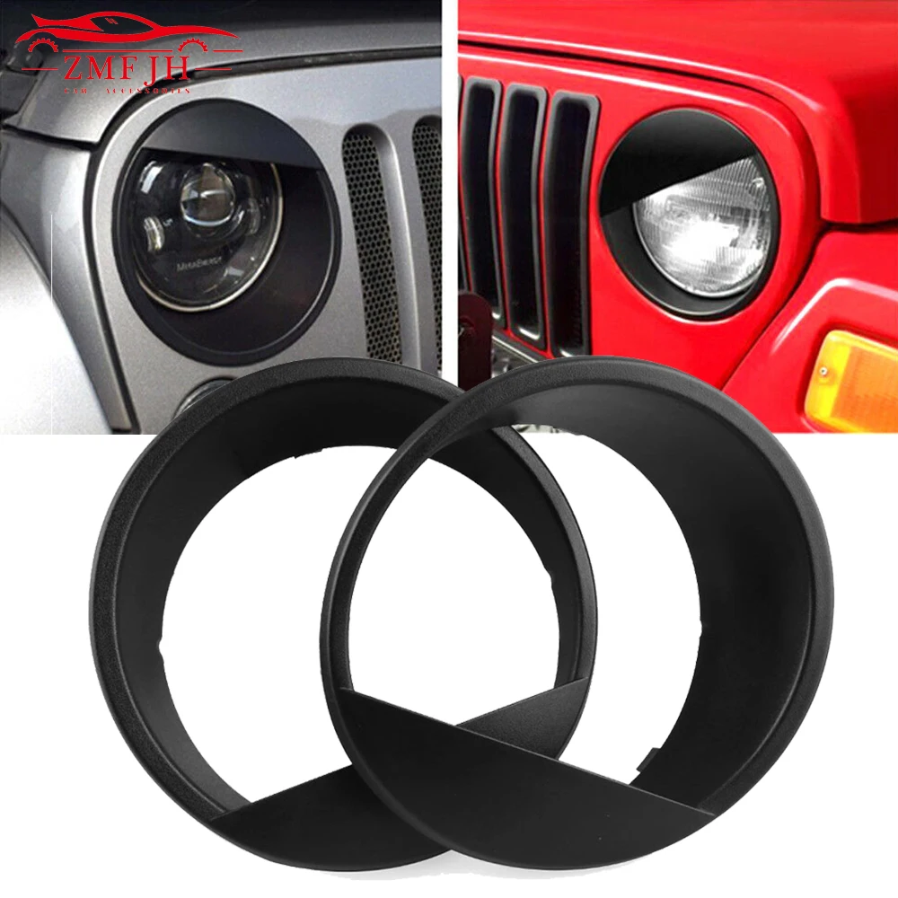 " передний светильник, головной светильник, Angry Bird style, накладка ABS для Jeep Wrangler JK JKU 2007-, спортивный/Sahara Freedom, автомобильный аксессуар