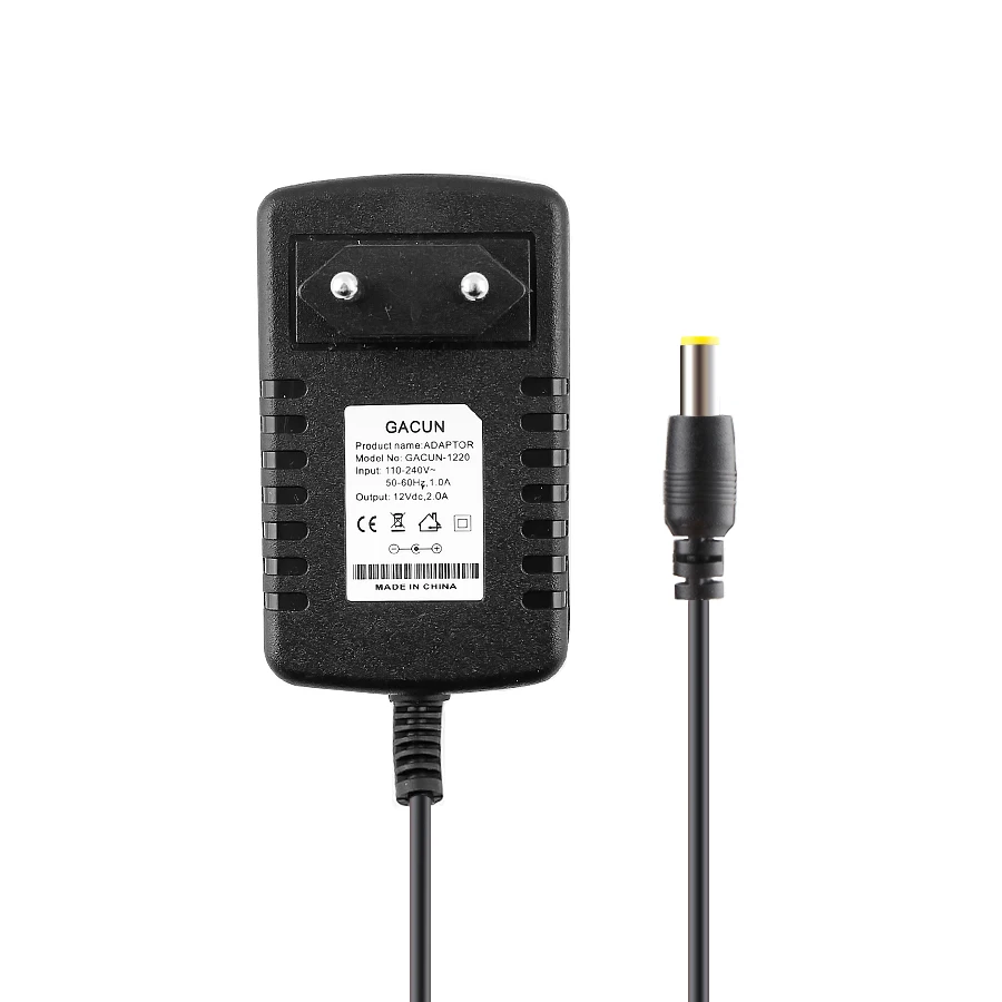блок питания адаптер Адаптеры 100 240 В AC/DC 12 2A конвертер трансформатор 5.5*2.5 мм EU/US