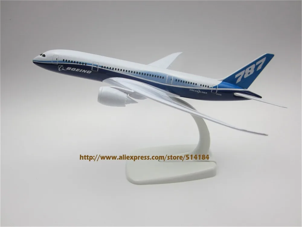 20 см металлический сплав модель воздушного самолета прототип Boeing 787 B787 8 самолет