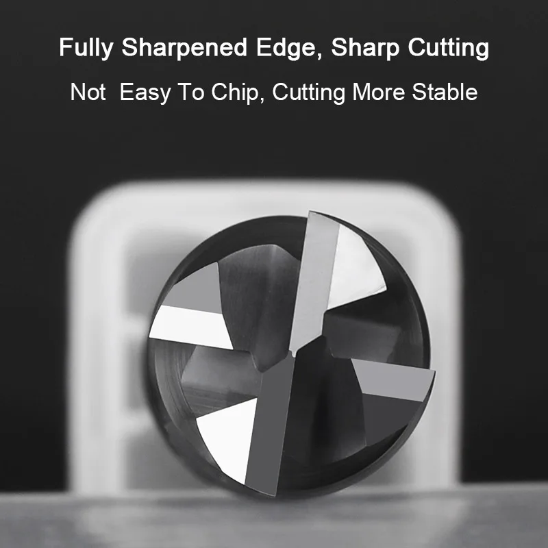 Твердосплавная фреза 4 канавки твердосплавная торцевая из вольфрамового сплава