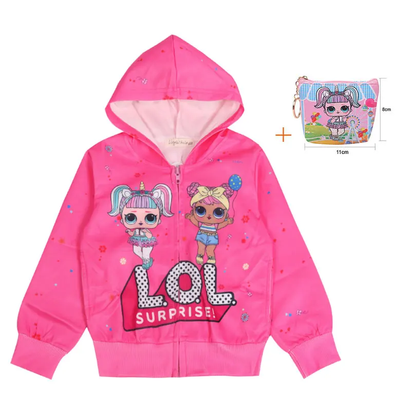 Новинка 2019 года куртка с капюшоном для куклы сюрприз вентилятор прилива рисунком