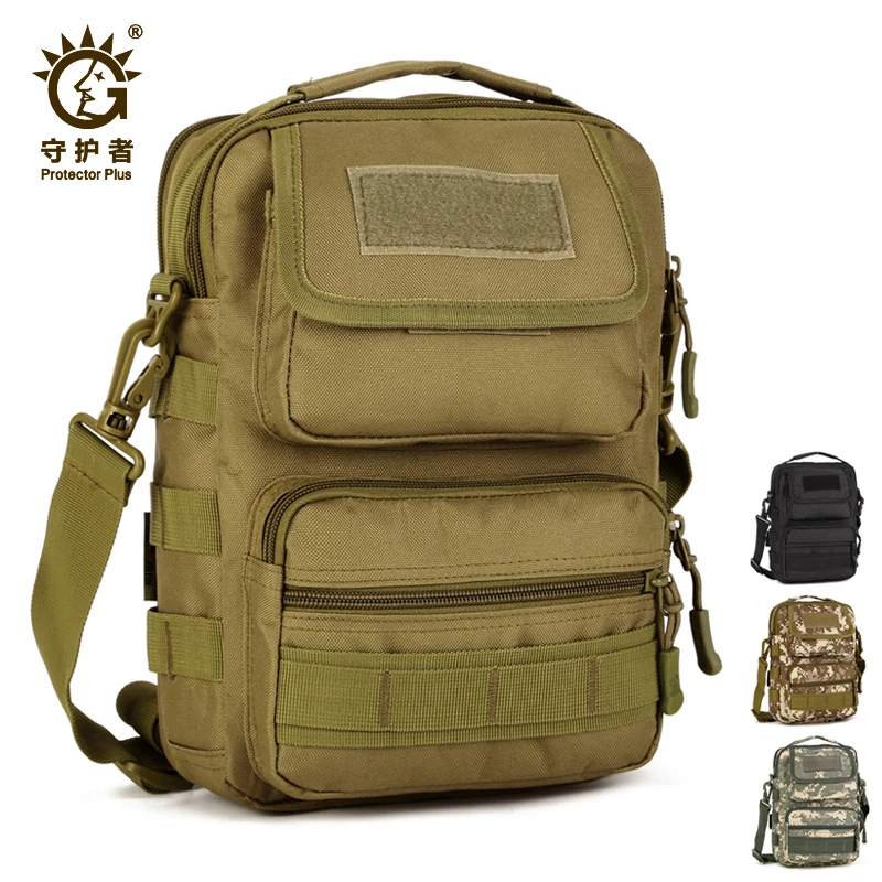 Военная Сумка через плечо Protector Plus для активного отдыха тактическая лампа Molle