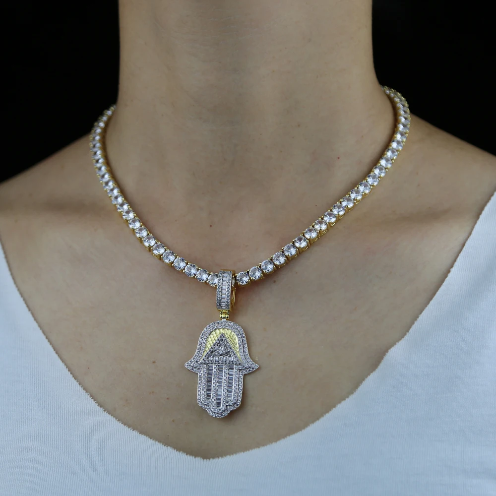 Новинка украшения для женщин со сверкающими кристаллами микро закрепка кулон на