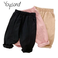 toddler baby cotton pants spring autumn girls boys clothing 2022 fashion kids children casual 3years soft trousers for girl boy